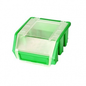 Plastový box Ergobox 1 Plus 7,5 x 11,6 x 11,2 cm, zelený