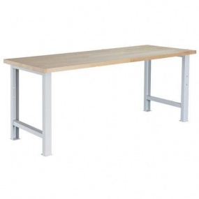 Dílenský stůl Weld, 84 x 200 x 80 cm, šedý